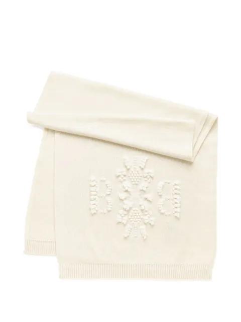 3d-logo cashmere scarf by BARRIE