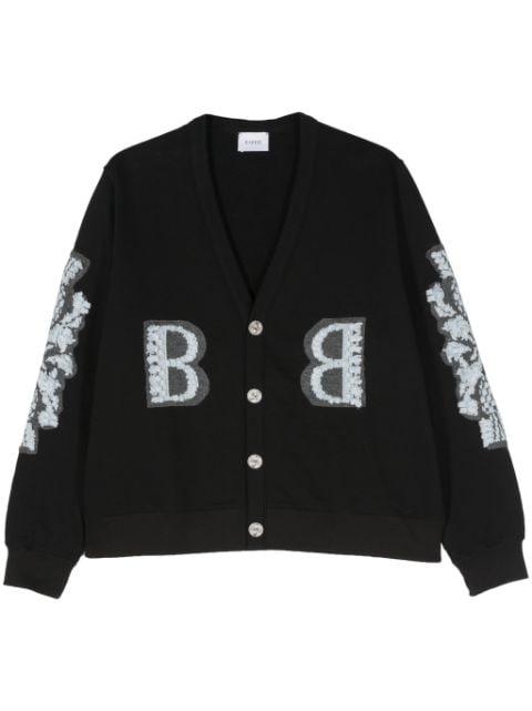 B-logo cardigan by BARRIE