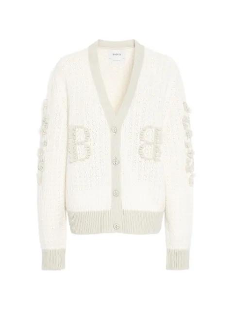 B-logo cashmere cardigan by BARRIE