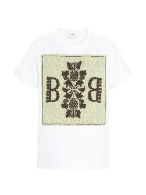 B-logo patch T-shirt by BARRIE