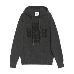 Barrie 3D logo cashmere hoodie by BARRIE