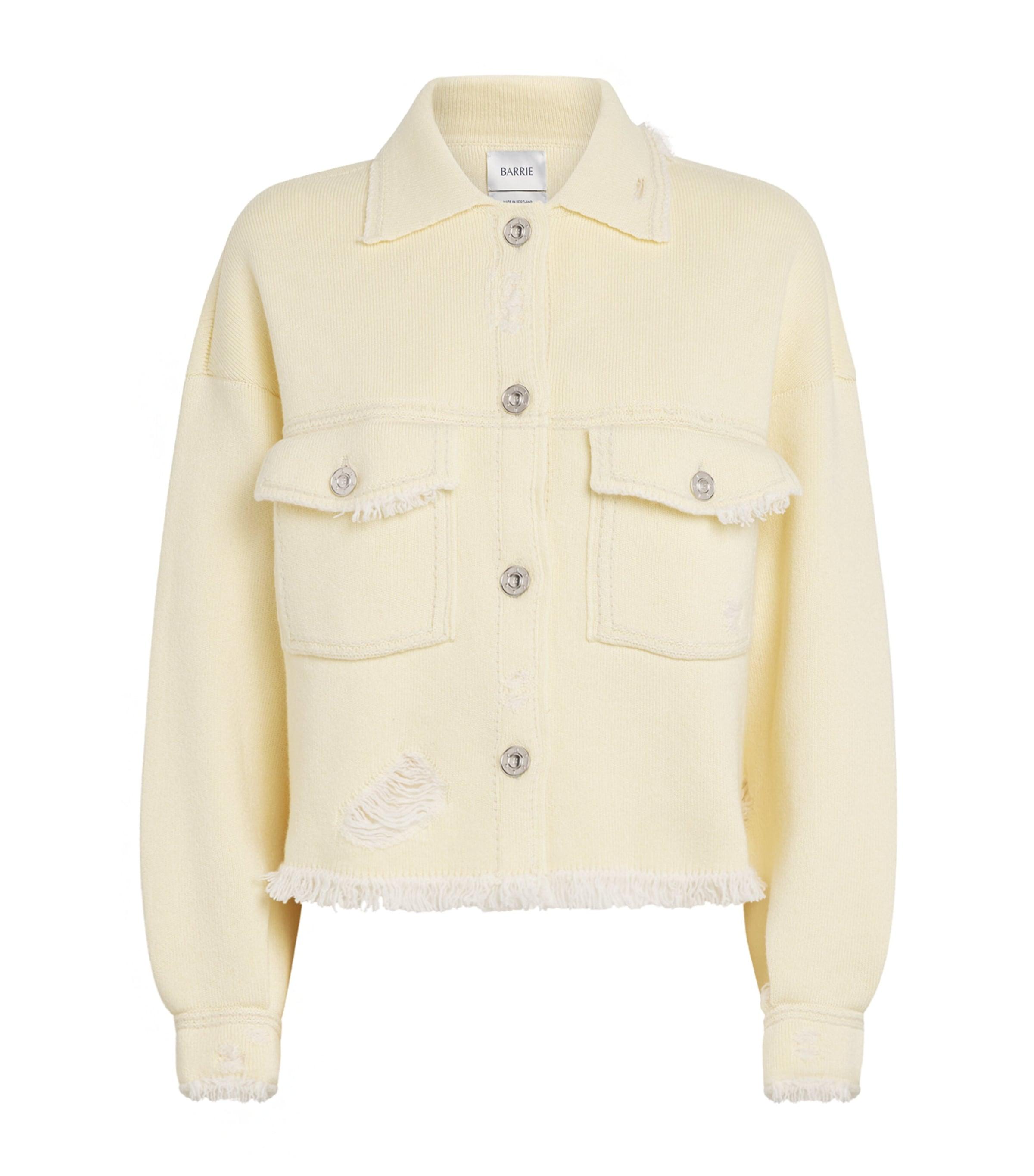 Barrie Cashmere-Cotton Denim Jacket by BARRIE