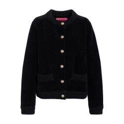 Cashmere and cotton velvet-effect cardigan by BARRIE