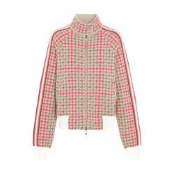 Cashmere and wool jacket with houndstooth pattern by BARRIE