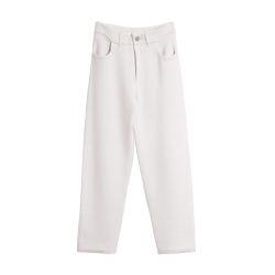 Denim cashmere and cotton boyfriend trousers by BARRIE