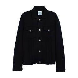 Denim cashmere and cotton jacket by BARRIE