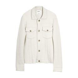 Denim cashmere and cotton jacket by BARRIE