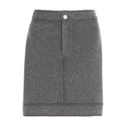 Denim cashmere and cotton skirt by BARRIE