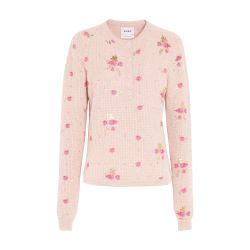 Floral print cashmere jumper by BARRIE