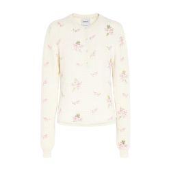 Floral print cashmere jumper by BARRIE