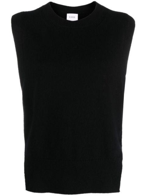 Iconic sleeveless cashmere jumper by BARRIE