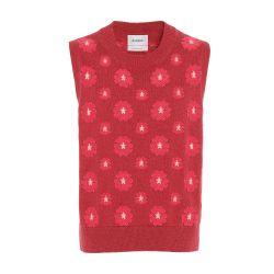 Poppy cashmere and cotton top by BARRIE