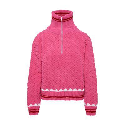 Pull chiné col V en cachemire by BARRIE