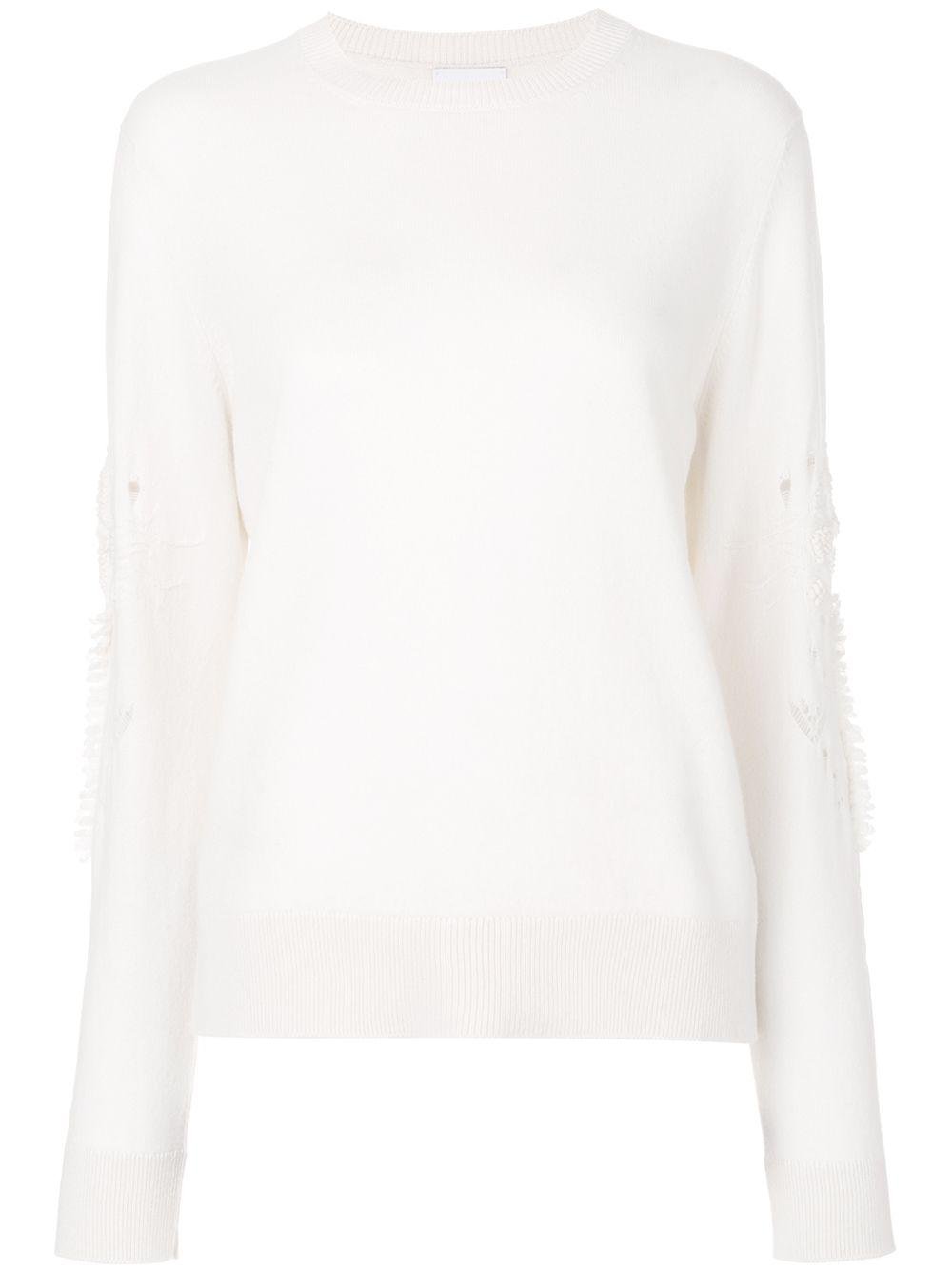 Romantic Timeless cashmere round neck pullover by BARRIE