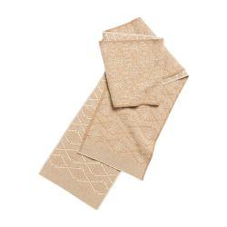 Scarf in cashmere with a monogram motif by BARRIE