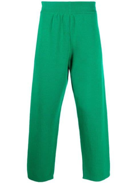 Sportswear cashmere track pants by BARRIE