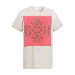 T-Shirt logo B en cachemire by BARRIE