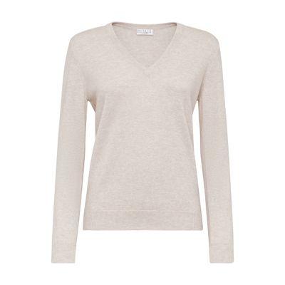 Timeless V-neck cashmere jumper by BARRIE