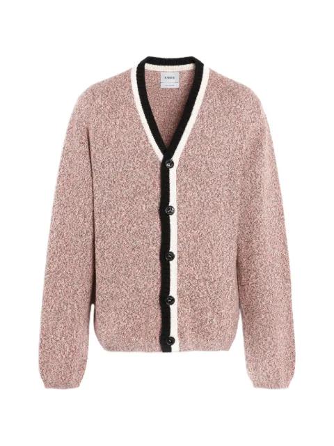 V-neck buttoned cashmere cardigan by BARRIE
