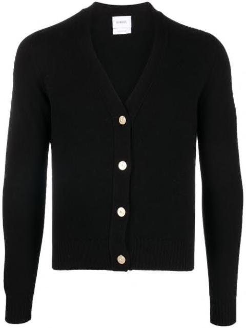 V-neck cashmere cardigan by BARRIE