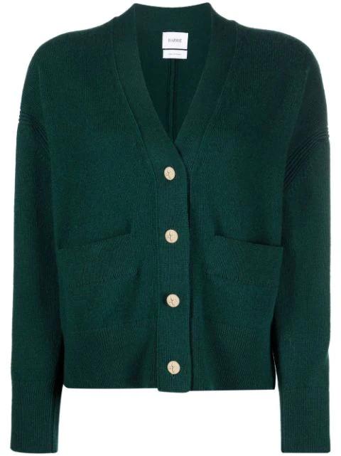V-neck cashmere cardigan by BARRIE