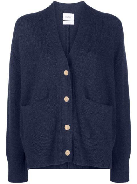 V-neck cashmere cardigan by BARRIE