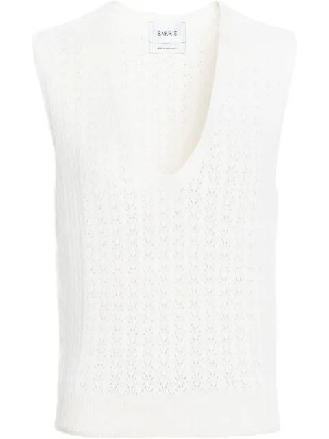 V-neck cashmere top by BARRIE