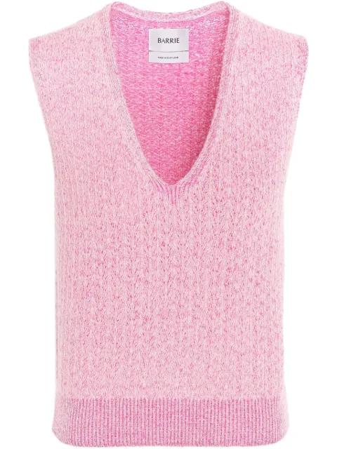 V-neck cashmere top by BARRIE