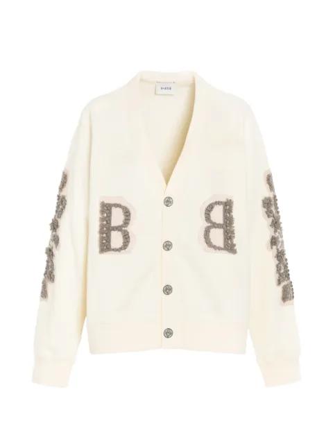 b-logo cardigan by BARRIE