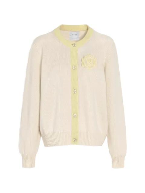 b-logo cashmere cardigan by BARRIE