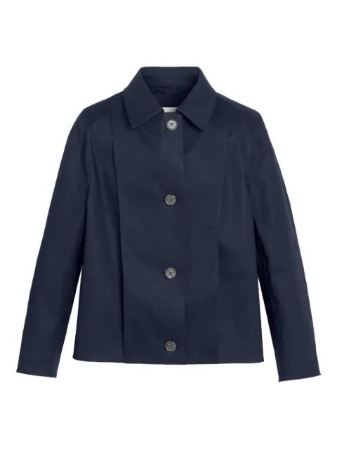 button-fastening cotton raincoat by BARRIE