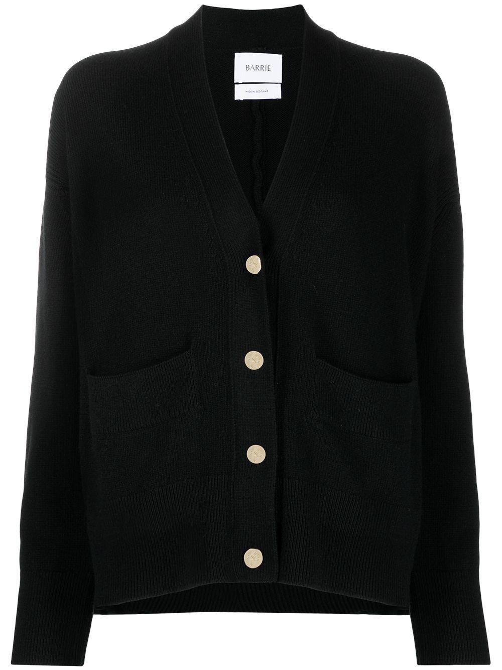 button-up cashmere cardigan by BARRIE