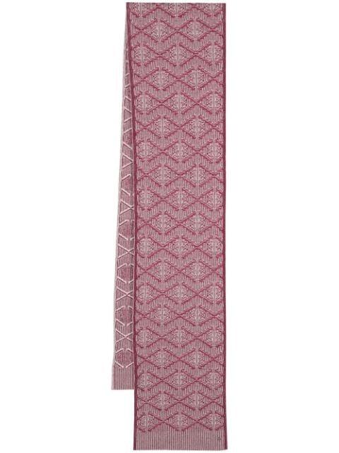 cashmere monogram scarf by BARRIE
