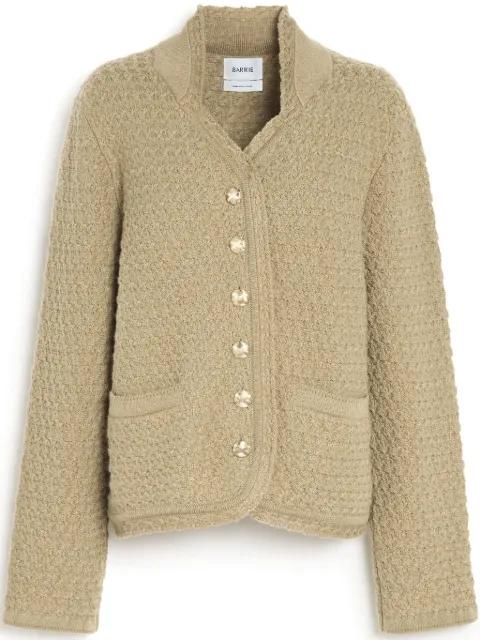 cashmere tweed cardigan by BARRIE