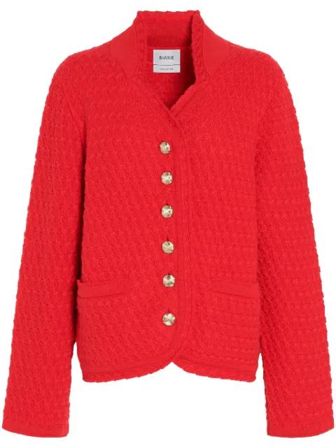 cashmere tweed cardigan by BARRIE