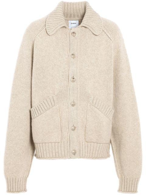 chunky-knit cashmere cardigan by BARRIE
