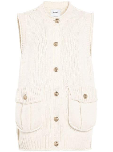 chunky-knit vest by BARRIE