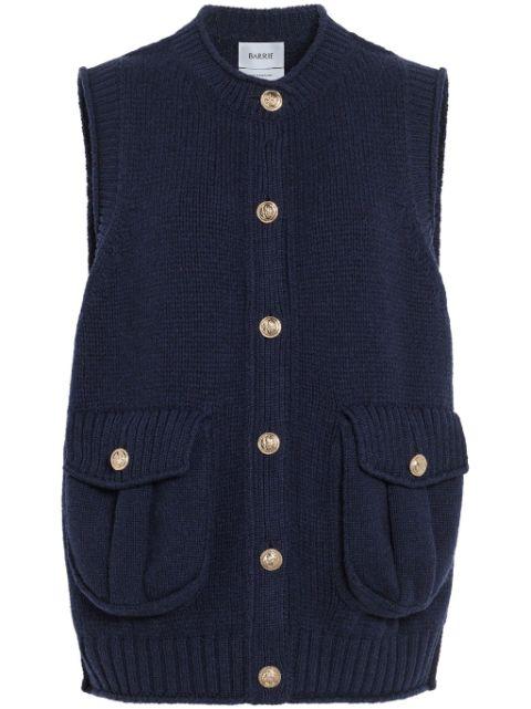 chunky-knit vest by BARRIE