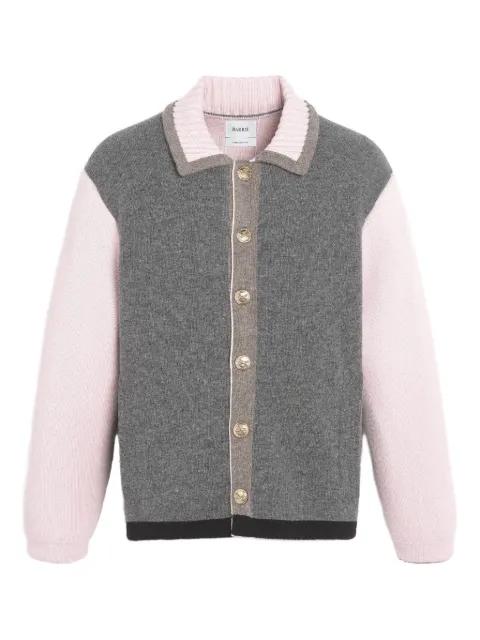 colour-block buttoned cardigan by BARRIE
