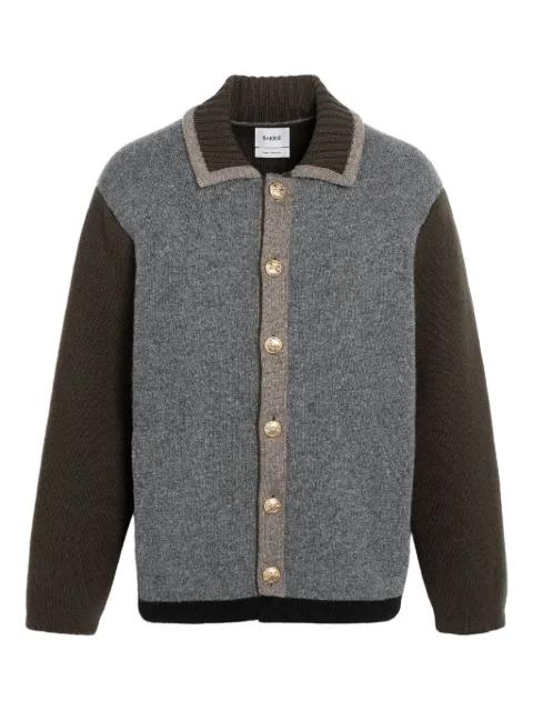 colour-block buttoned jacket by BARRIE