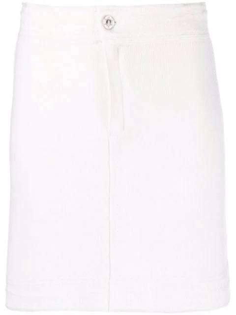 contrast-stitch mini skirt by BARRIE