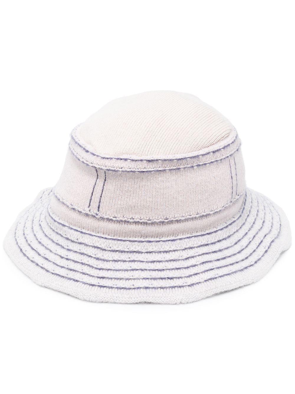 contrast stitching bucket hat by BARRIE