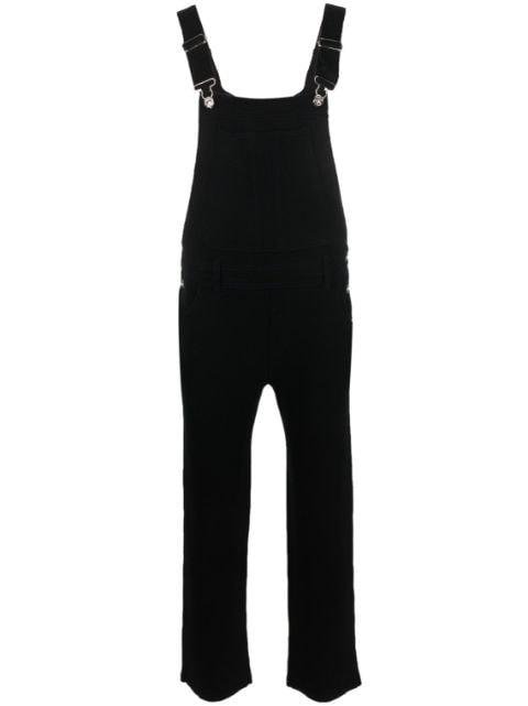 cotton-cashmere denim dungarees by BARRIE