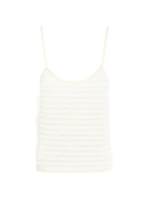 embossed knit Top by BARRIE