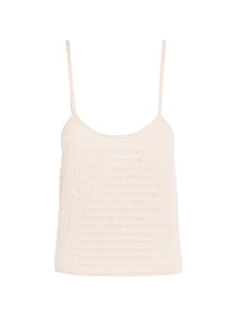 embossed knit top by BARRIE