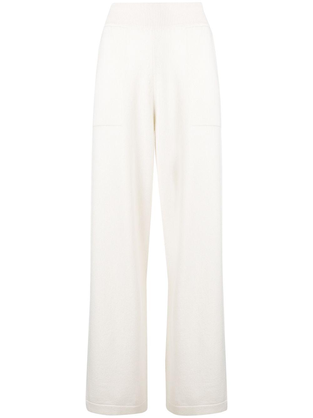 flared knitted trousers by BARRIE