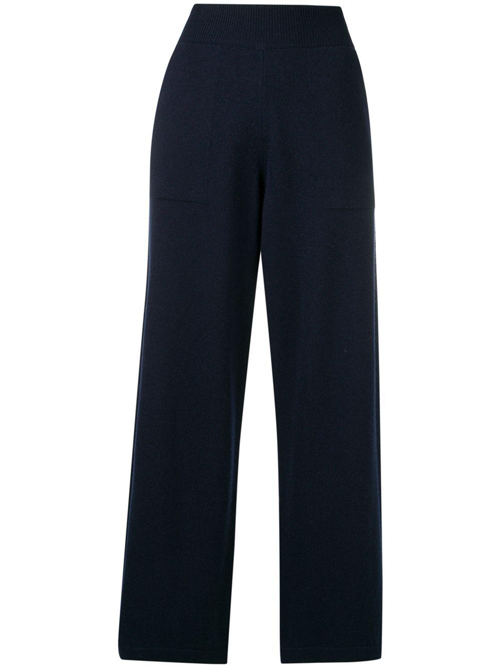 flared knitted trousers by BARRIE