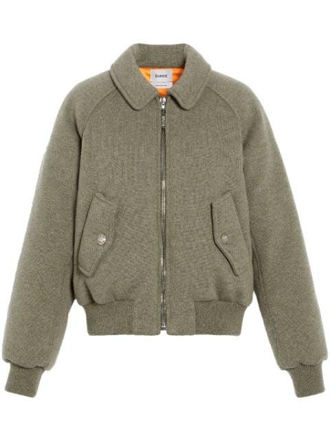 knitted bomber jacket by BARRIE
