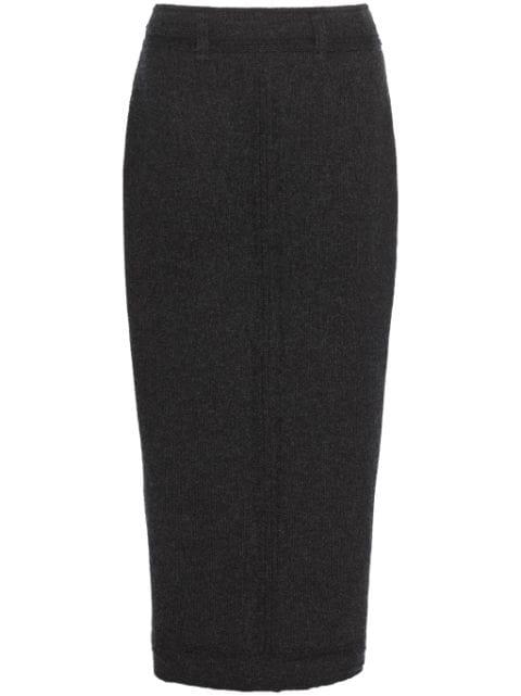 knitted midi skirt by BARRIE