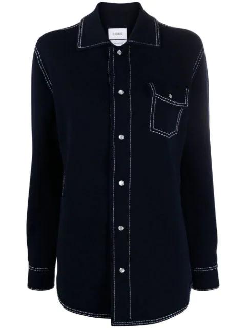 knitted style overshirt by BARRIE